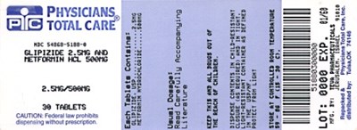 Image Of 2.5 mg/500 mg Label (Package Label 02)